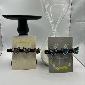 Set of 2 Braided‎ Hair Clips NEW